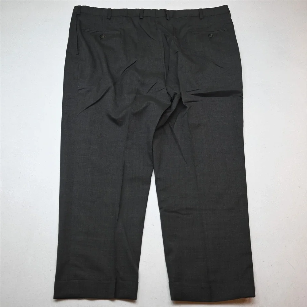 Jos A Bank 52S 42x28 Brown 100% Wool Mens Jacket Pants Suit